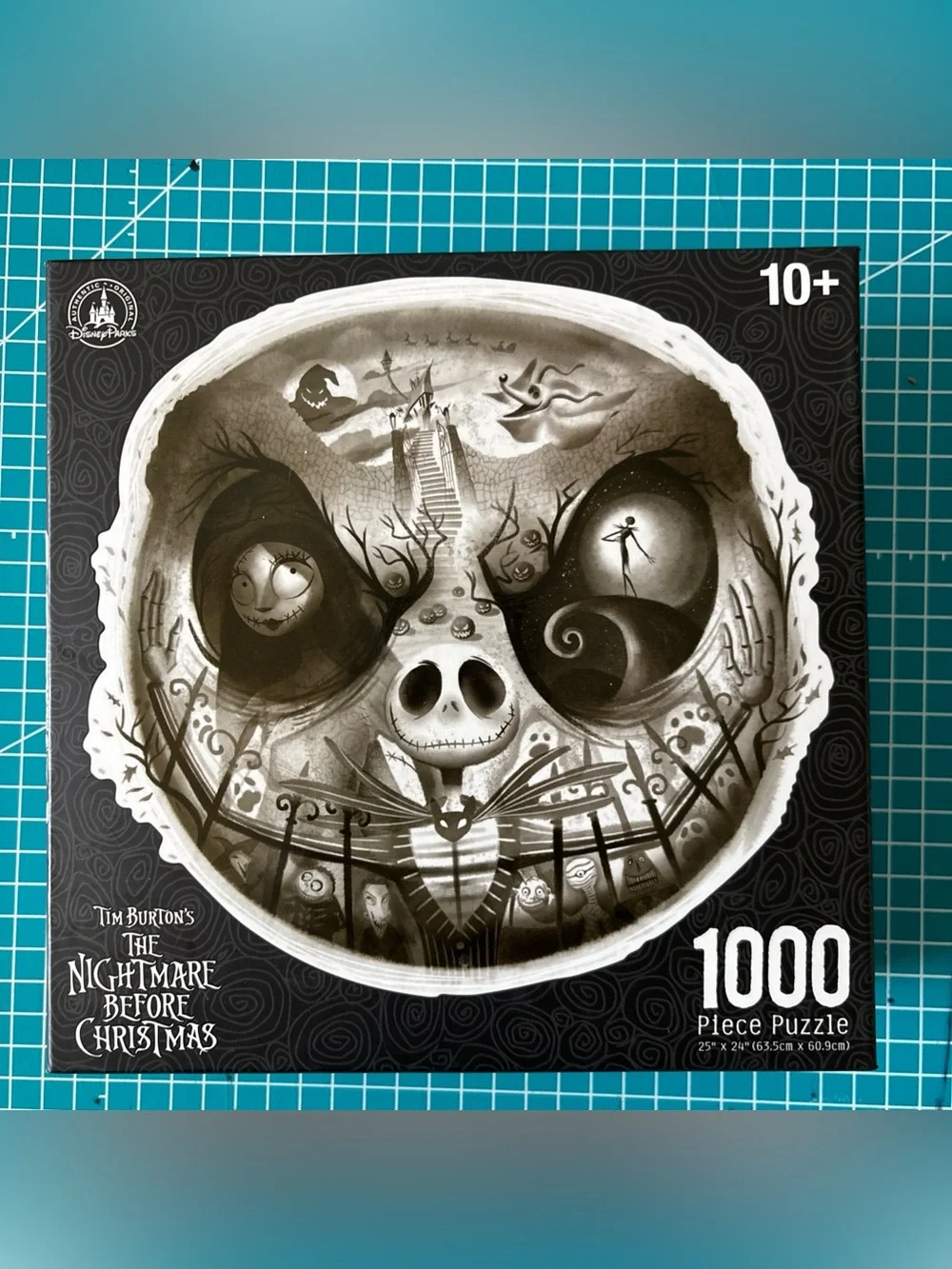 Disney Parks Nightmare Before Christmas 1000 Piece Puzzle Jack Sally New Sealed